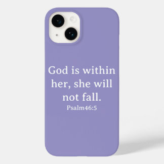 Psalm 46:5 - Telefoonhoesje Case-Mate iPhone 14 Hoesje
