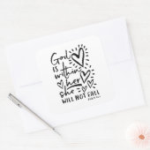 Psalm 46 Bijbelvers Sticker (Envelop)