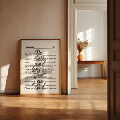 Psalm 46 Herfst Christelijke Muur Poster