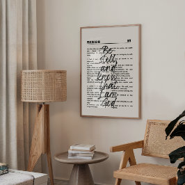 Psalm 46 Herfst Christelijke Muur Poster