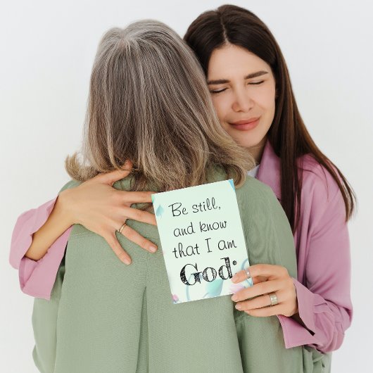 Psalm 46 nog steeds Motivatie groen Kaart