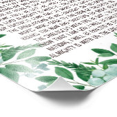 Psalm 46 waterverf-tweeledige wandkunst foto afdruk (Hoek)