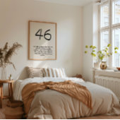 Psalm 46: Wees stil en ken het Christelijke Poster