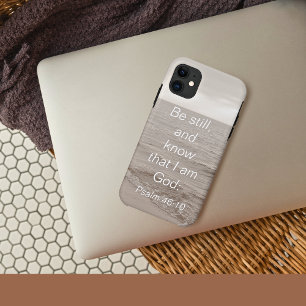 Psalm 46 Wees stil en weet dat ik God ben Ocean Case-Mate iPhone Case