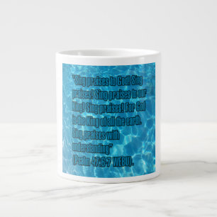 Psalm 47:6-7 WEBU Mug Grote Koffiekop