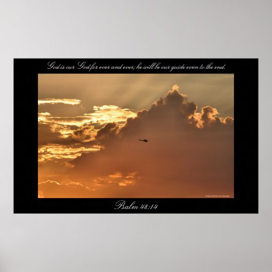 Psalm 48:14 poster (Voorkant)