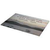 Psalm 4:8 Ik zal allebei in vrede liggen.... Snijplank (Hoek)