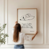 Psalm 4:8 In vrede zal ik liegen Poster