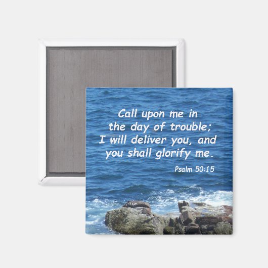 Psalm 50:15 magneet (Voorkant / Achterkant)