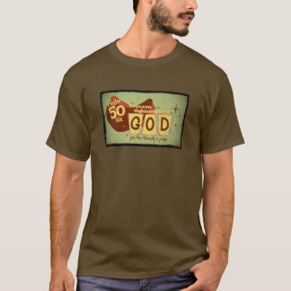 Psalm 50 Retro Wallpaper T-shirt