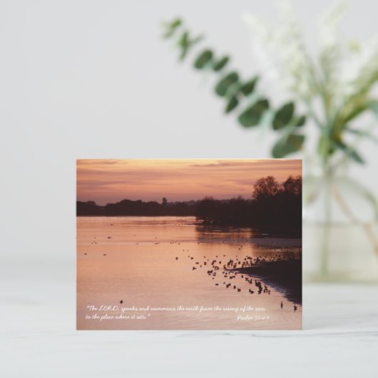 Psalm 50 v 1 briefkaart (Staand voorkant)