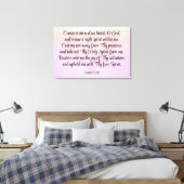 Psalm 51:10-12 canvas afdruk (Insitu (Slaapkamer))