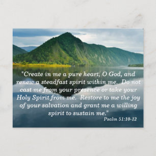 Psalm 51 10 - 12 Geheugen Kaart