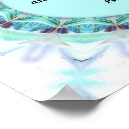 Psalm 51:10 Christelijk Poster (Hoek)