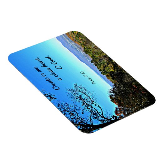 Psalm 51:10 Creëer in me een schoon hart... Magneet (Rechterzijde)