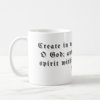 Psalm 51:10 Geschenkmok Koffiemok