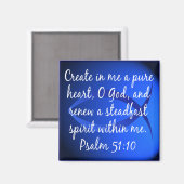 Psalm 51:10 magneet (Voorkant / Achterkant)