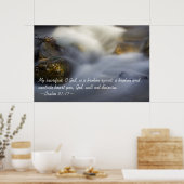 Psalm 51:17 Poster (Keuken)