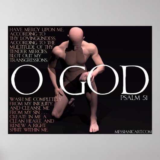 Psalm 51 poster (Voorkant)