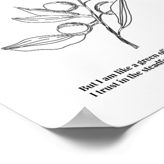 Psalm 52:8 poster (Hoek)