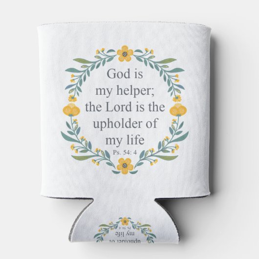 Psalm 54:4 blikjeskoeler (Achterkant)