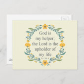 Psalm 54:4 briefkaart (Voorkant / Achterkant)