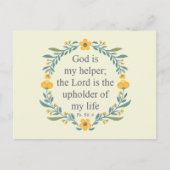 Psalm 54:4 briefkaart (Voorkant)