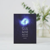 Psalm 55:22 briefkaart (Staand voorkant)