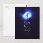 Psalm 55:22 briefkaart (Voorkant / Achterkant)