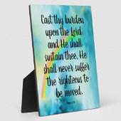 Psalm 55:22 fotoplaat (Zijkant)