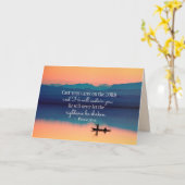 Psalm 55:22 Gegoten op de LORD Kaart (Gele Bloem)