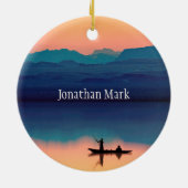 Psalm 55:22 Gegoten op de LORD Keramisch Ornament (Achterkant)