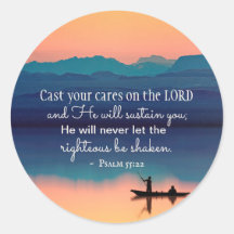 Psalm 55:22 Gegoten op de LORD