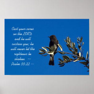 Psalm 55:22 poster