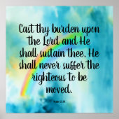 Psalm 55:22 poster (Voorkant)