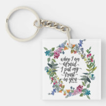 Psalm 56:3 Als ik bang ben voor kleurrijke bloemen