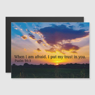 Psalm 56:3 Bijbelse aanmoediging Magnetische Uitnodiging
