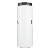 Psalm 56:3 Bijbelvers Kunst: "Ik zal op U vertrouw Thermosbeker (Achterkant)