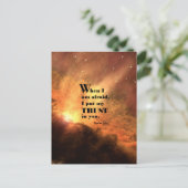 Psalm 56:3 briefkaart (Staand voorkant)