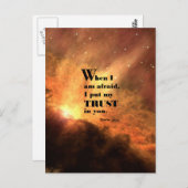 Psalm 56:3 briefkaart (Voorkant / Achterkant)