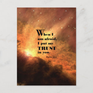 Psalm 56:3 briefkaart