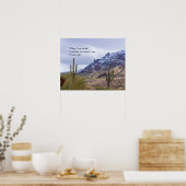 Psalm 56:3 poster (Keuken)