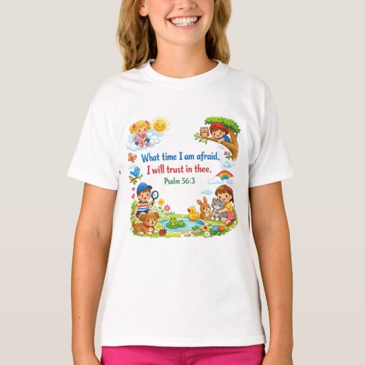 Psalm 56:3 t-shirt (Voorkant)