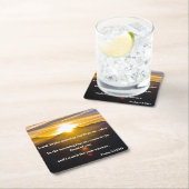 Psalm 5:3 's ochtends hoor je mijn stem kartonnen onderzetters (Insitu)