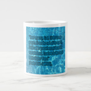 Psalm 61:1-2 WEBU Mug Grote Koffiekop