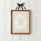 Psalm 61:2 Als mijn hart wordt overweldigd Poster