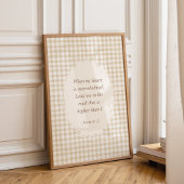 Psalm 61:2 Als mijn hart wordt overweldigd Poster