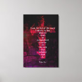Psalm 61:2 Bijbelverse Inspirerend prijsopgave Canvas Afdruk (Voorkant)