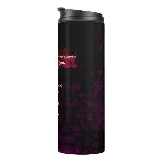 Psalm 61:2 Bijbelverse Inspirerend prijsopgave Thermosbeker (Geroteerd rechts)