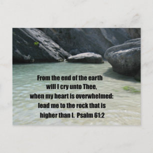 Psalm 61:2 briefkaart